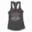 Unga Judgement Romba Weak Saarrr Women's Racerback Tank in Solid Black Color